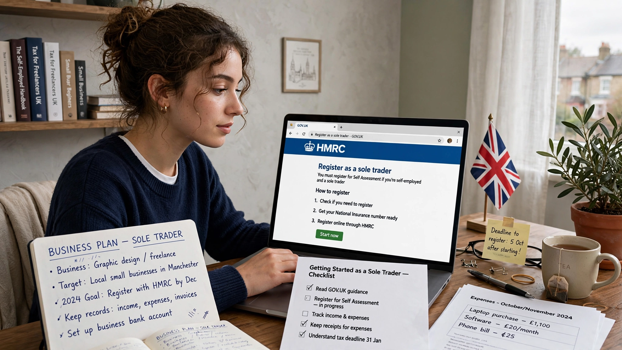 How to Get Started With Becoming a Sole Trader in the UK