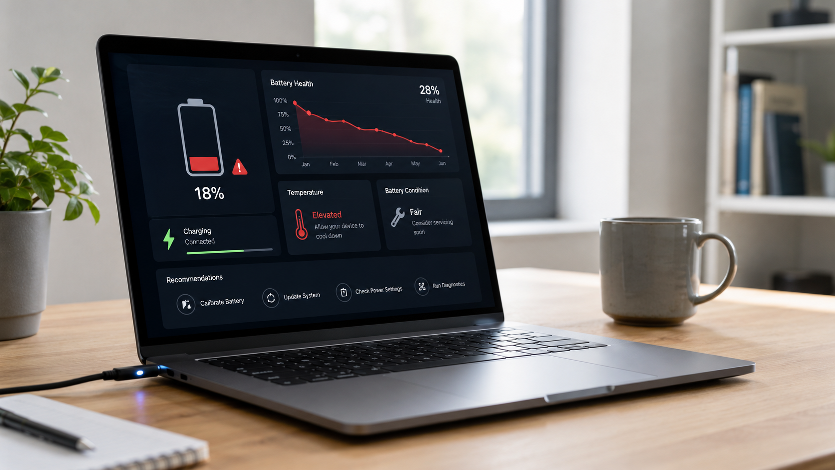 Common Laptop Battery Health Problems and Easy Fixes