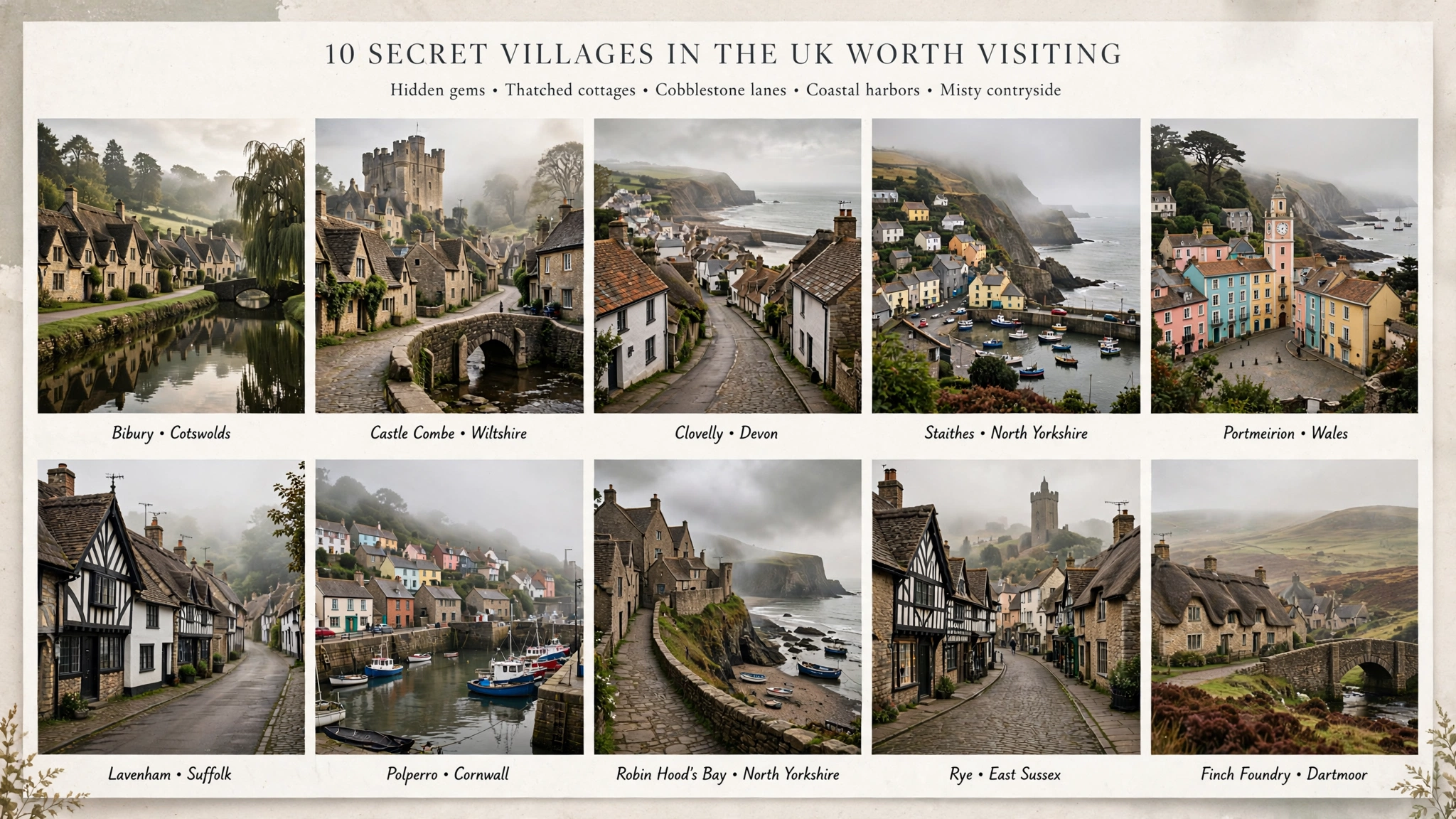 10 Secret Villages in the UK Worth Visiting