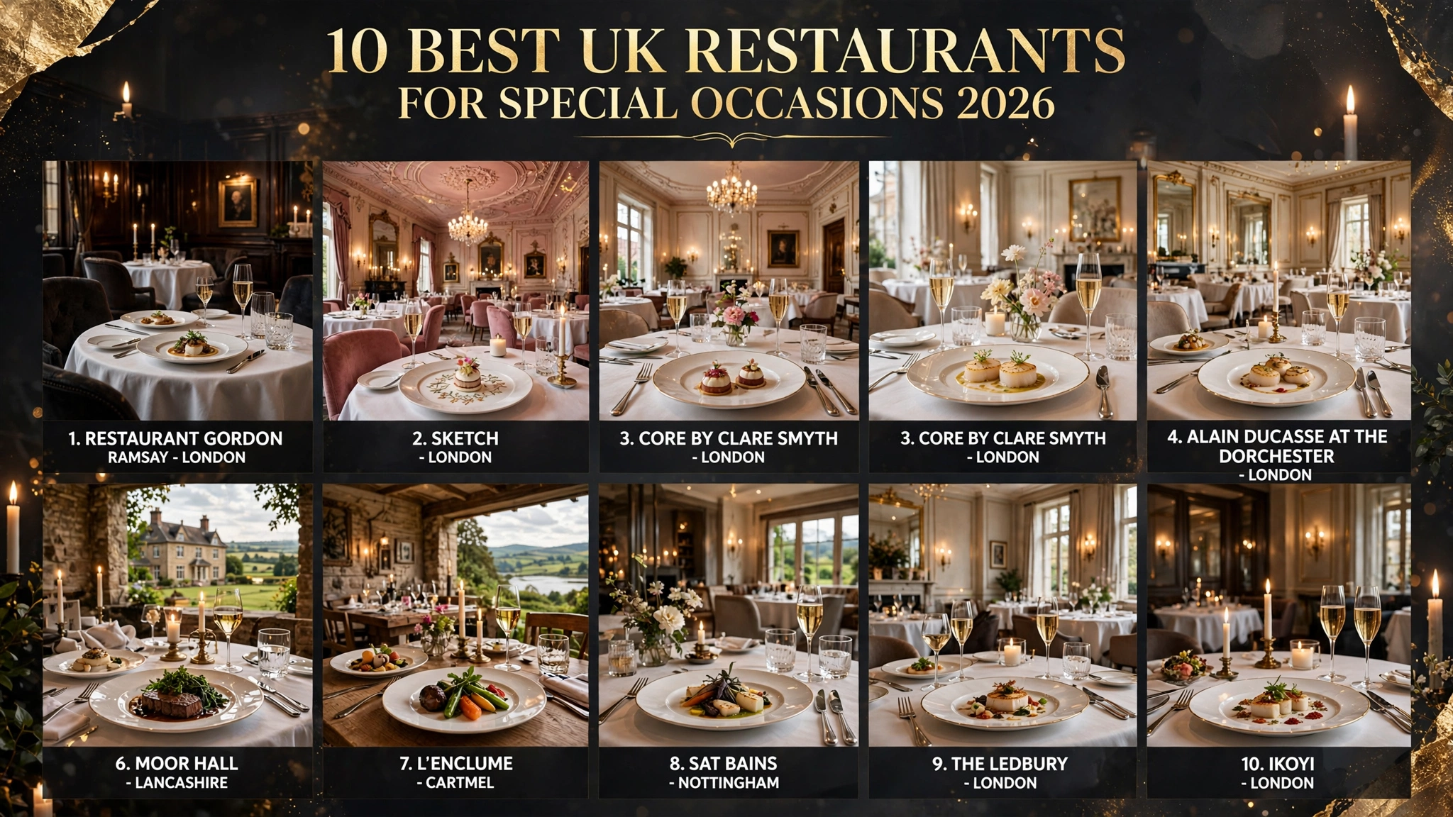 Best UK Restaurants for Special Occasions