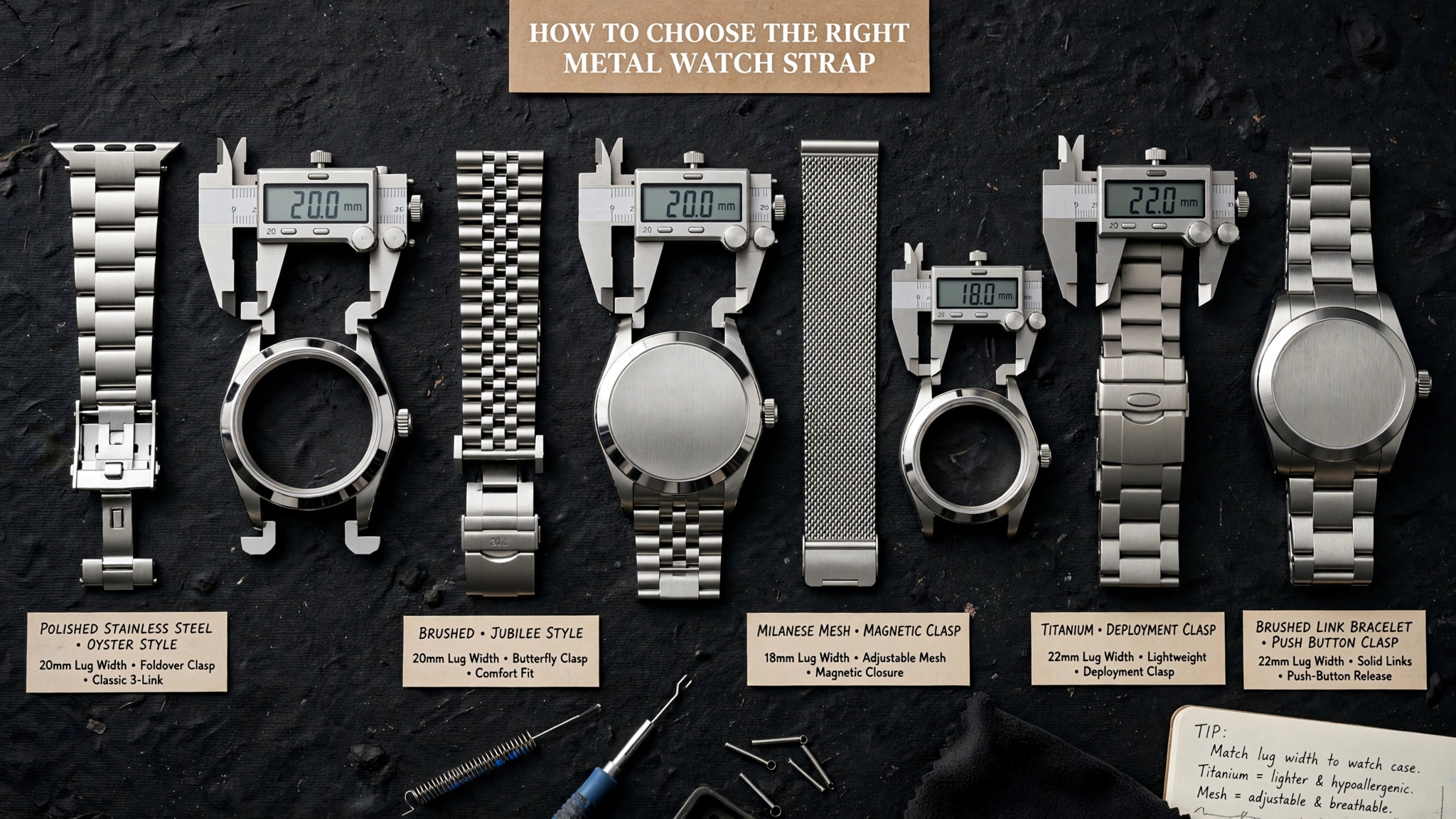 How to Choose the Right Metal Watch Strap for Your Watch