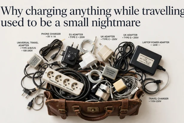 Why charging anything while travelling used to be a small nightmare