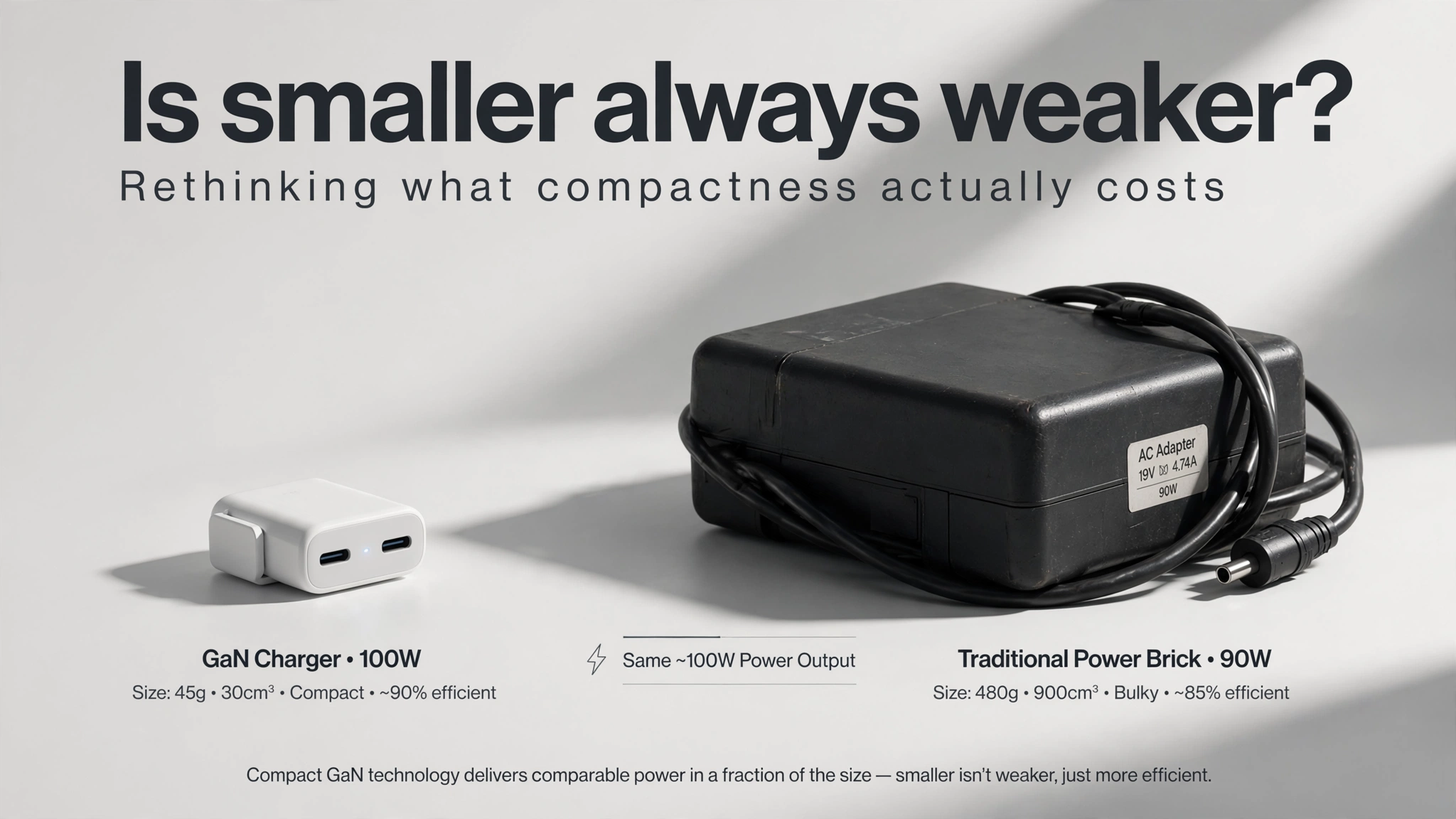 Is smaller always weaker? Rethinking what compactness actually costs