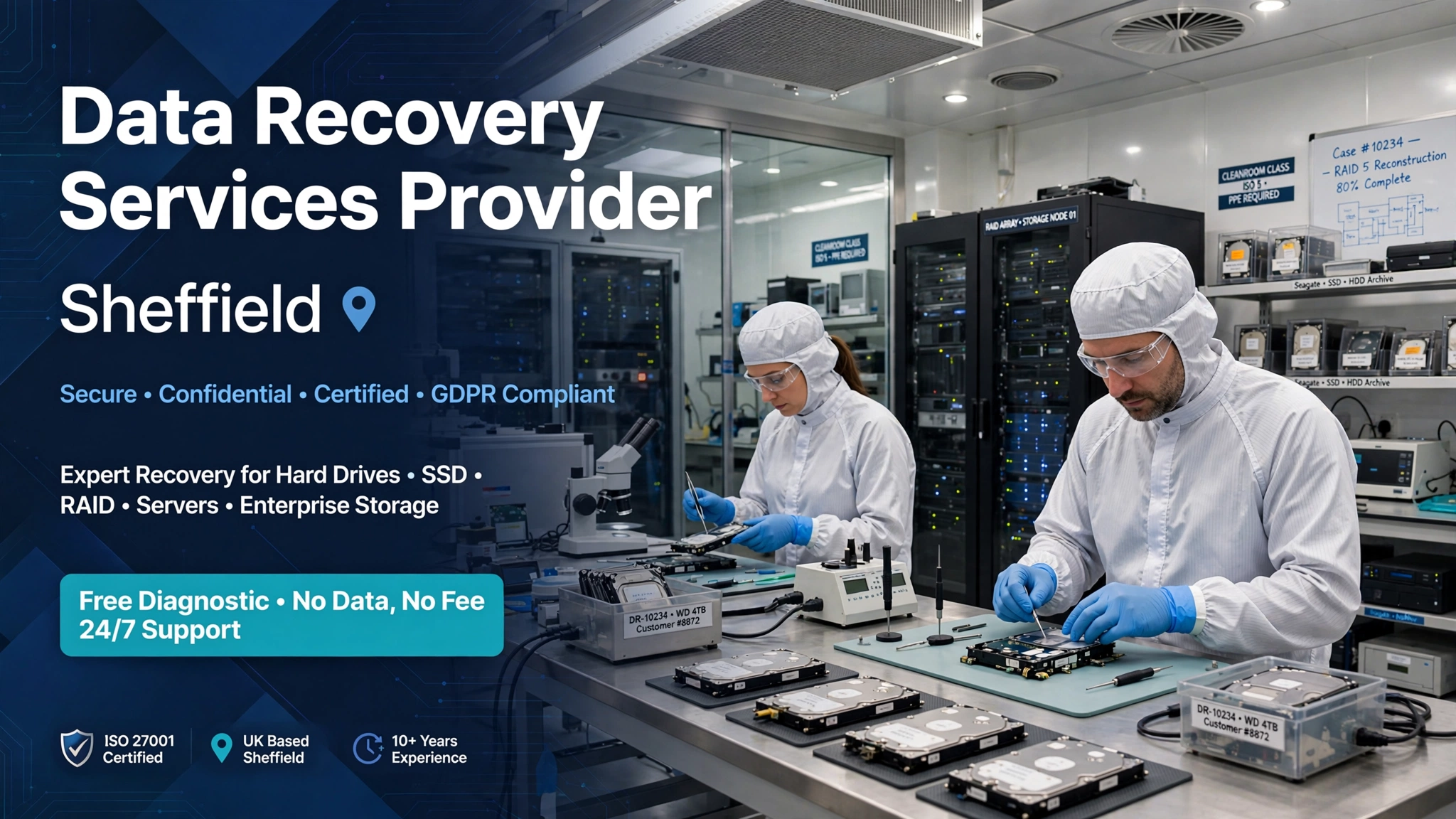 Data Recovery Services Provider Sheffield