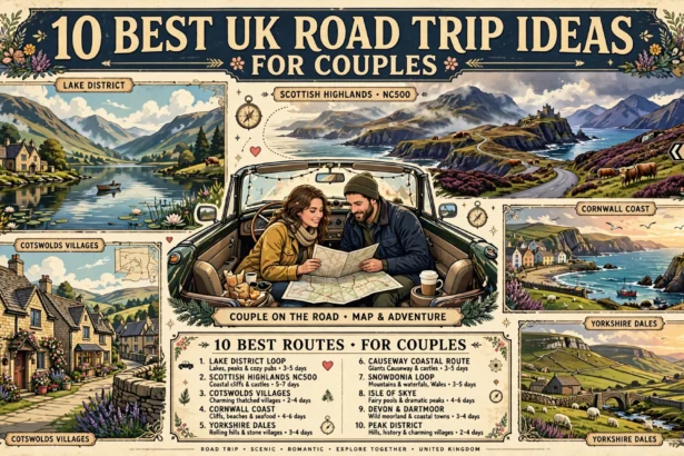 10 Best UK Road Trip Ideas for Couples