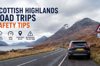 Scottish Highlands road trips safety tips
