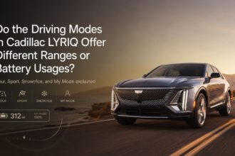 Do the Driving Modes in Cadillac LYRIQ Offer Different Ranges or Battery Usages