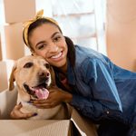 Why moving home can affect your dog's eating habits