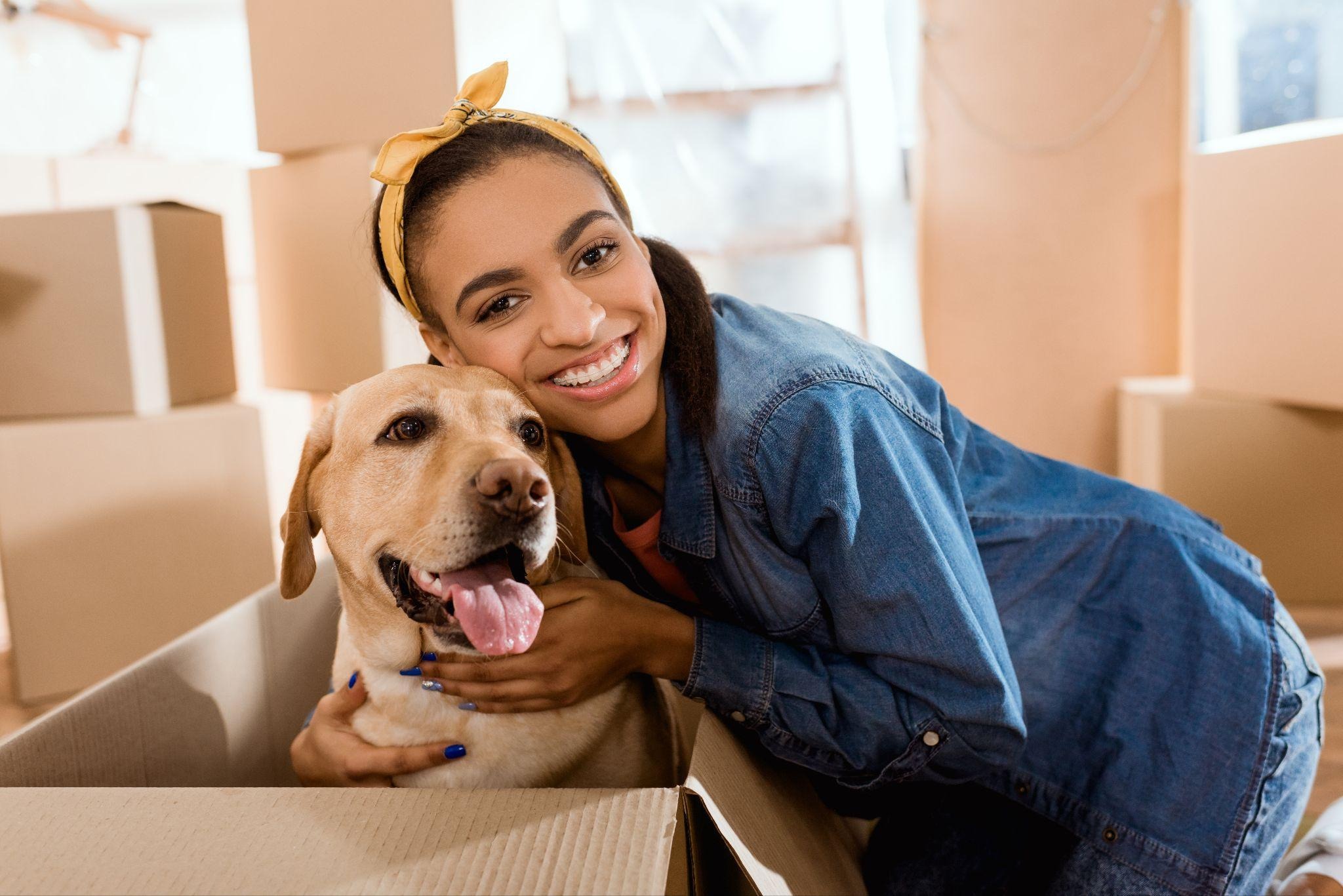 Why moving home can affect your dog's eating habits